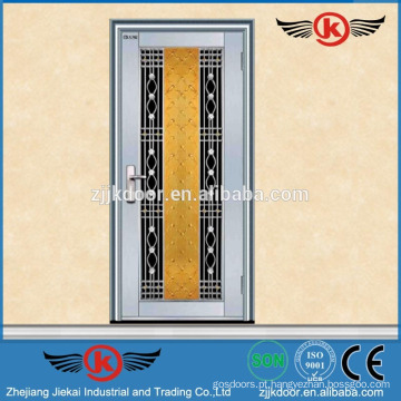 JK-SS9003 Segurança decorativa porta de aço inoxidável exterior